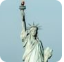 Statue of Liberty against a clear sky